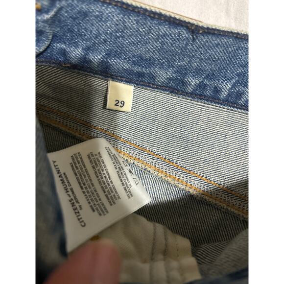 Anthropologie Light Blue Denim Skirt - Picture 5 of 5